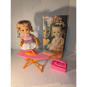Vintage 1971 Ideal Bizzie Lizzie Doll Original Box Outfit Accessories Works